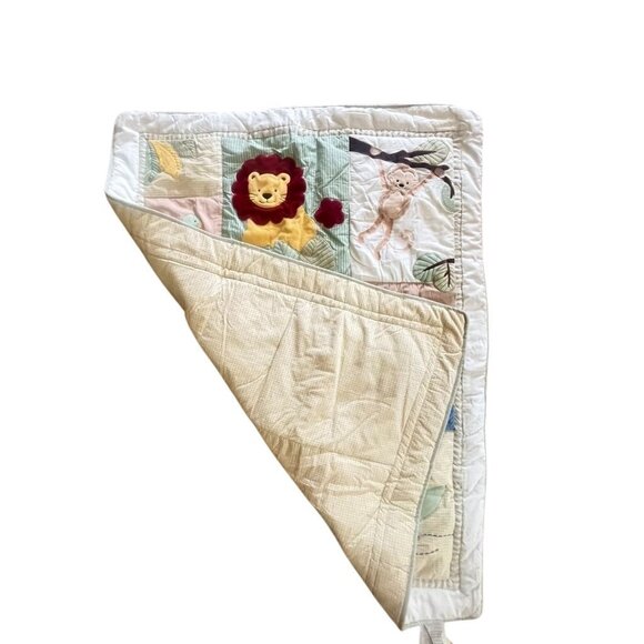 Vtg Tiddlewinks Safari Friends 5 Pc Crib Set Giraffe Lion Monkey Gator Elephant - Picture 6 of 8